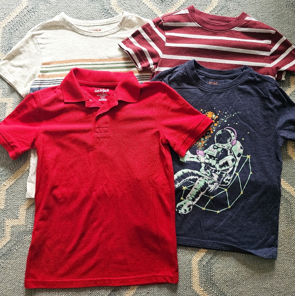Colorful Kids' Shirt Set All Cat And Jack
